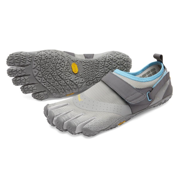 Damske Trekové Topánky Vibram Slovensko - FiveFingers V-Aqua Svetlo Siva / Modre | 3894AJIRT